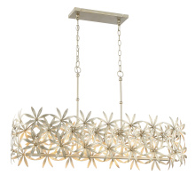 Minka-Lavery 2147-735 - Flower Child - 6 Light Island in Ambry Gold Finish