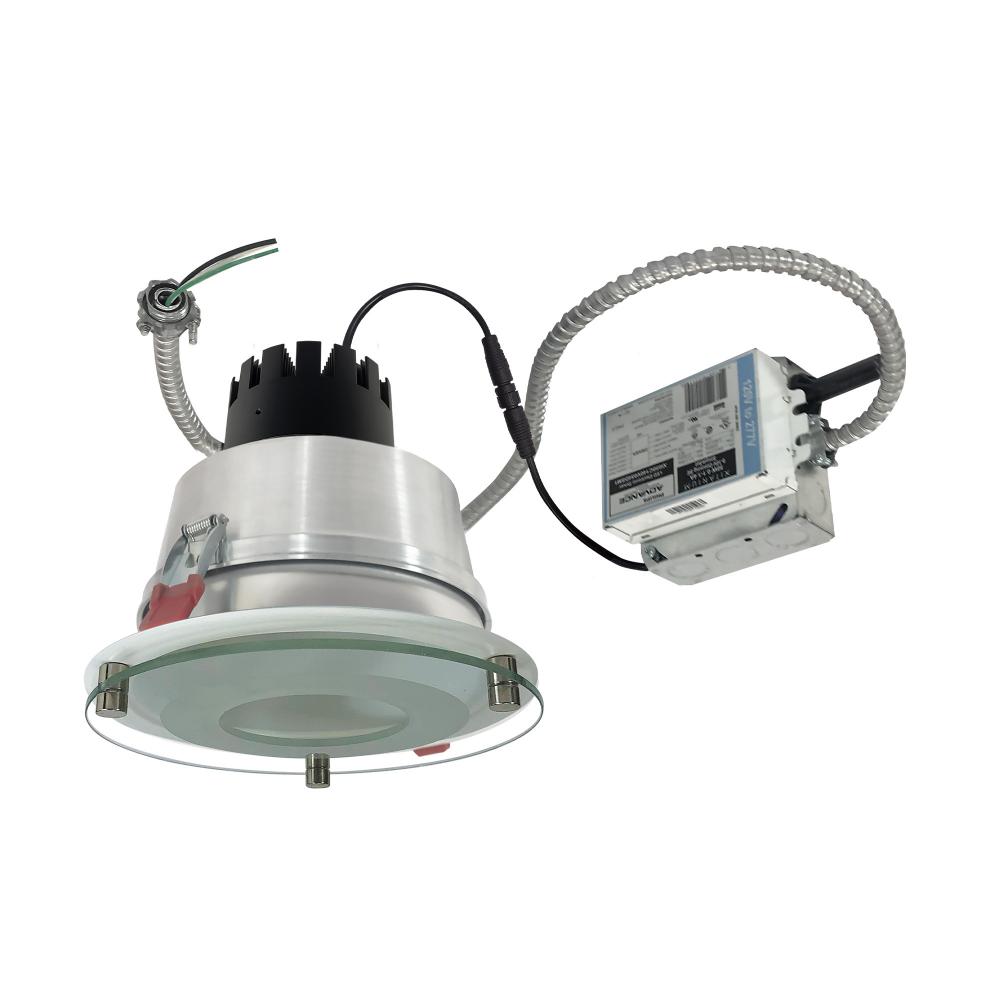 6" Sapphire III Retrofit Deco Glass Reflector, Matte Powder White Reflector/Matte Powder White