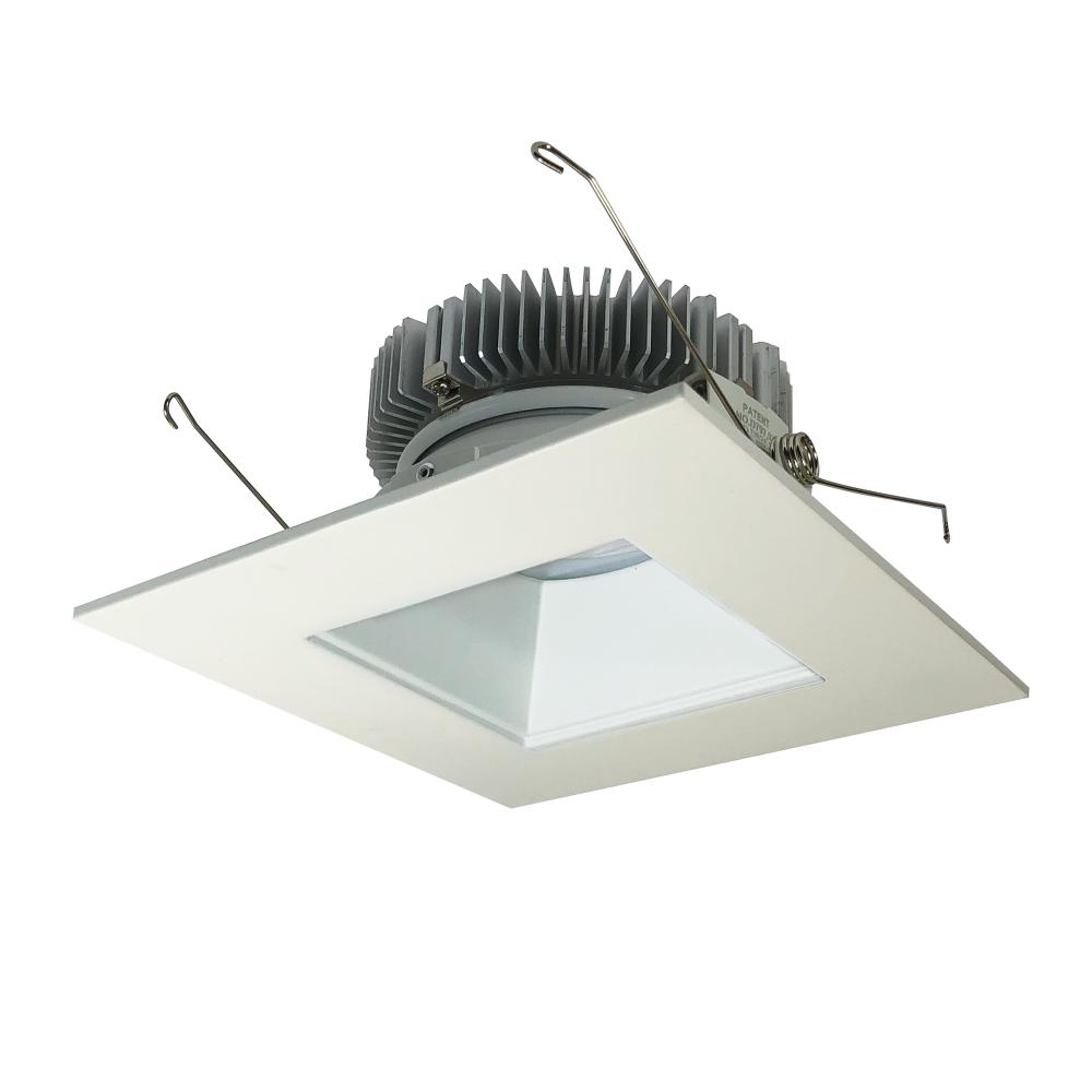 6" Cobalt Dedicated High Lumen Square/Square, 1500lm, 4000K, Matte Powder White