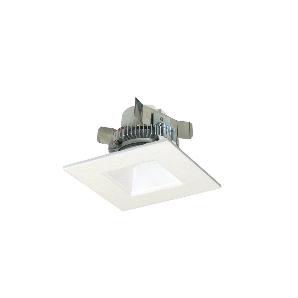 4" Cobalt Click LED Retrofit, Square Reflector, 750lm / 10W, 3000K, White Reflector / White