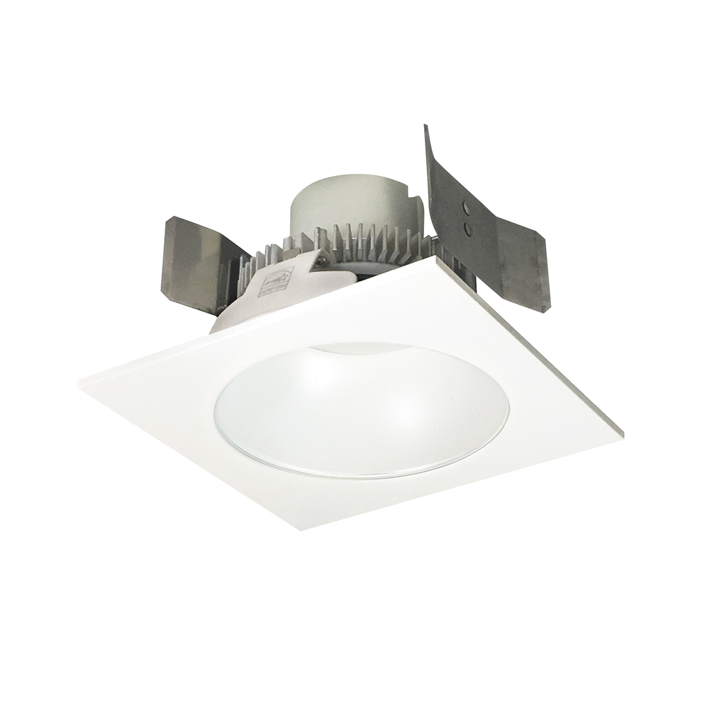 5" Cobalt Click LED Retrofit, Square Reflector with Round Aperture, 1000lm / 12W, 4000K, Matte