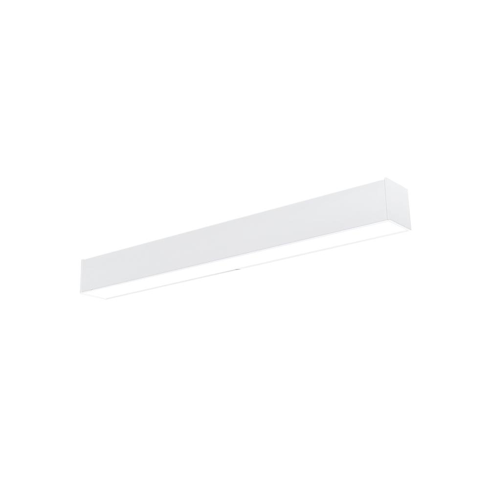 2' L-Line LED Direct Linear w/ Selectable Wattage & CCT, White Finish