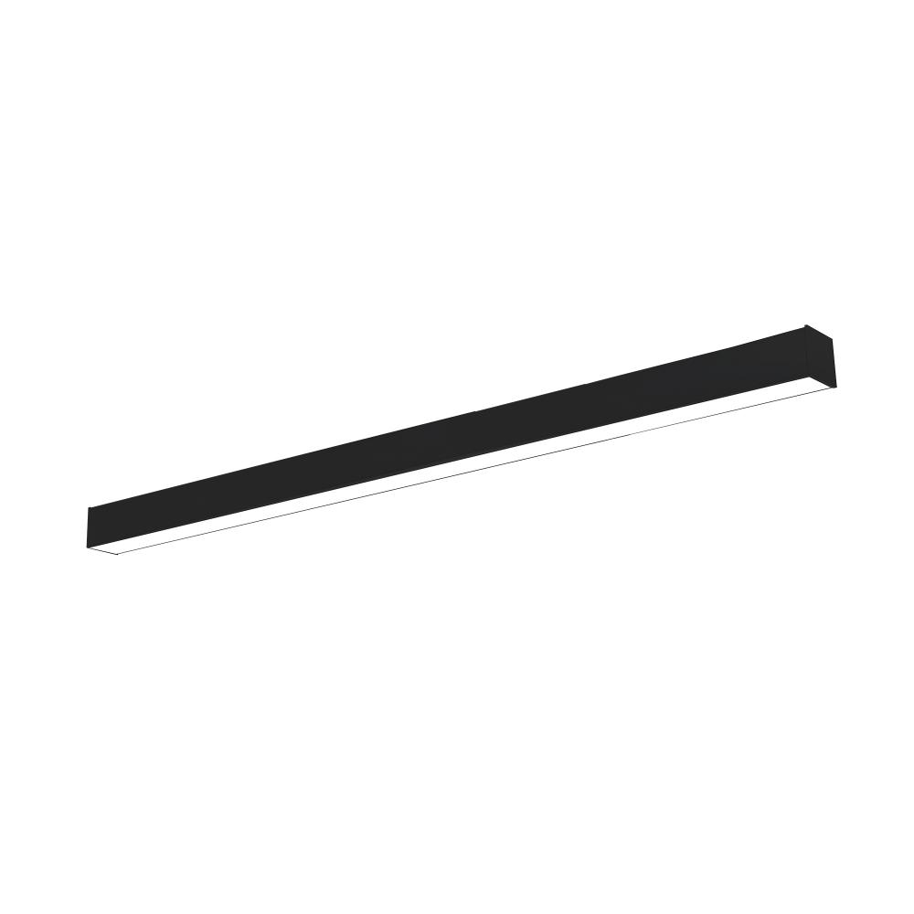 8' L-Line LED Direct Linear w/ Selectable Wattage & CCT, Black Finish