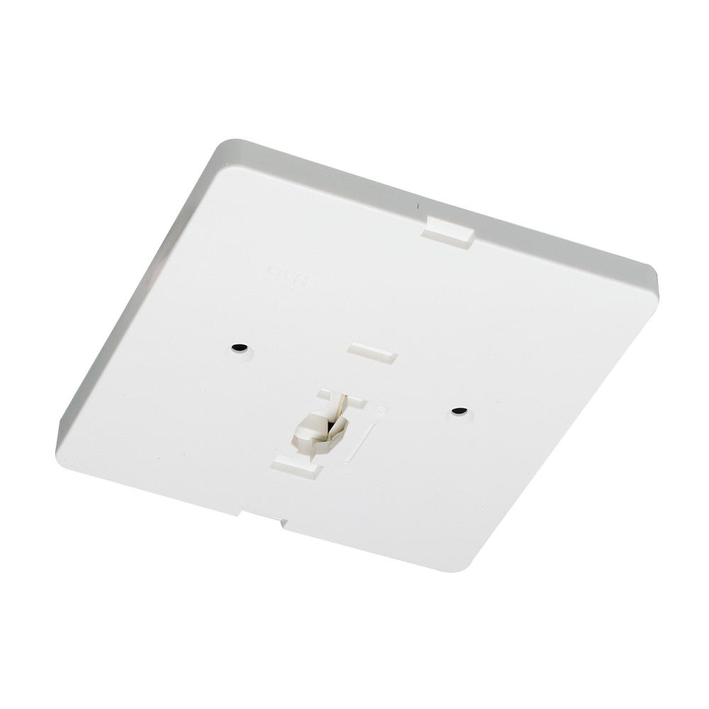 Monopoint Canopy Feed for Low Voltage Track Head, White