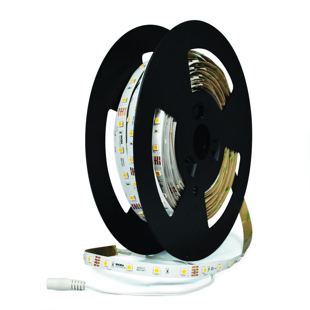 Hy-Brite 20' 24V Continuous LED Tape Light, 375lm / 4.25W per foot, 3000K, 90+ CRI