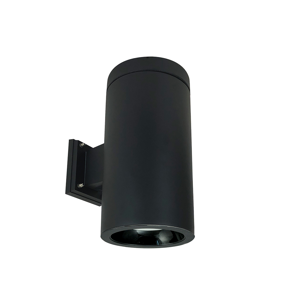 6" Cobalt Wall Mount Cylinder, Black, 750L, 2700K, Black Reflector, 120V Triac/ELV Dimming