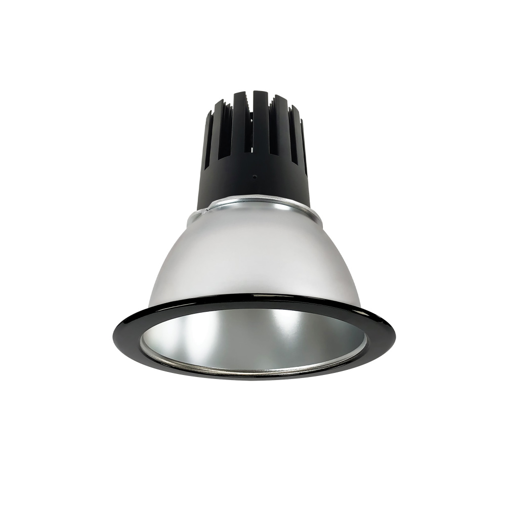 6" Sapphire III Round Open Reflector, 2500lm, 3000K, Spot Optic, Haze Reflector/Black Flange