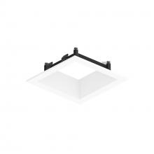Nora NAPF-3SDNMPW - 3" Apollo Square Flanged Downlight Trim, Matte Powder White Finish