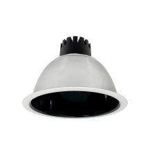 Nora NC3-81L230FBMPW/EMI - 8" Sapphire III Round Open Reflector for Integral EM Test Switch, 1500lm, 3000K, Flood Optic,