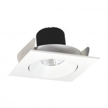 Nora NIO-4SC50XMPW/10 - 4" Iolite LED Square Adjustable Cone Reflector, 1000lm / 14W, 5000K, Matte Powder White