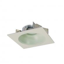 Nora NLCBS-4538535WW - 4" Cobalt Shallow High Lumen LED Trim, Square/Round Reflector, 850lm, 3500K, White