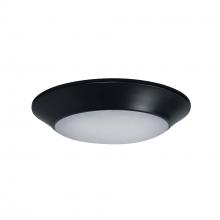 Nora NLOPAC-R4TWB - 4" AC Opal LED Surface Mount, 700lm / 10W, Selectable CCT, Black finish