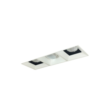 Nora NMIOTL-13-NF-AFF-35X-10-BMPW - Iolite MLS 3-Head Trimless Reflector Kit, 3500K, 1000lm, Black/MPW Adj. Snoot/Fixed Downlt. Trims