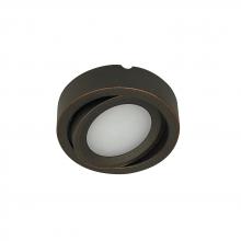 Nora NMP-A27BZ - 12V Josh Adjustable LED Puck Light, 300lm / 2700K, Bronze Finish