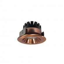 Nora NRM3-41L127FCO - 4" Marquise III Round Open Reflector, 900lm, 2700K, Flood Optic, Copper Reflector/Copper Flange