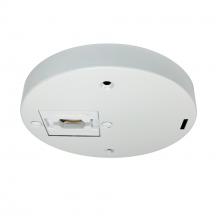 Nora NT-379W - Round Monopoint Canopy for Aiden Track Head (NTE-850), White