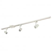 Nora NTLE-870930W - 4-ft Track Pack with (3) MAC 800lm LED Track Heads, 3000K, White Finish
