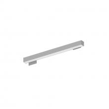 Nora NWLIN-21040A/L4-R2 - 2' L-Line LED Wall Mount Linear, 2100lm / 4000K, 4"x4" Left Plate & 2"x4" Right