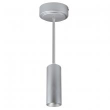 Nora NYLM-2ST27XSSLE3A/60 - 2" iLENE 60" Stem Mount Mini Cylinder, 1000lm, 15W, 2700K, Silver, 120V Triac/ELV Dimming