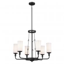 Kichler 52451BKT - Chandelier 6Lt