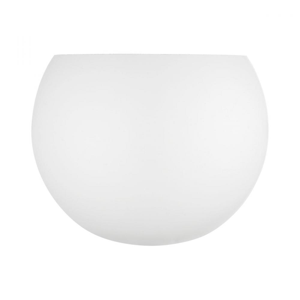 1 Light White Wall Sconce