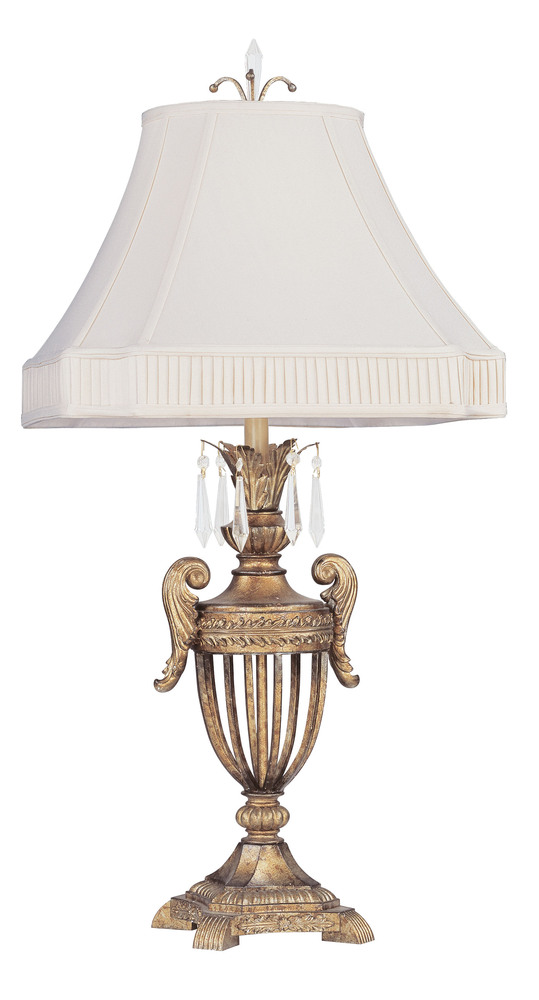 1 Light Vintage Gold Leaf Table Lamp 8898 65 Lighting Solutions 1 Light Vintage Gold Leaf Table Lamp