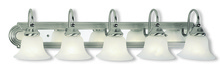 Livex Lighting 1005-95 - 5 Light BN w/ CH Insert Bath Light