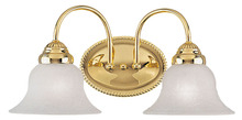 Livex Lighting 1532-02 - 2 Light Polished Brass Bath Light
