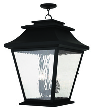 Livex Lighting 20247-04 - 5 Light Black Outdoor Chain Lantern