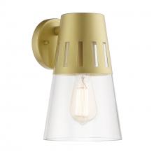 Livex Lighting 27972-33 - 1 Light Soft Gold Outdoor Medium Wall Lantern