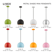 Livex Lighting 41181-03 - 1 Lt White Mini Pendant