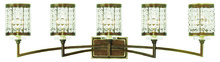 Livex Lighting 50565-64 - 5 Light Palacial Bronze Bath Light