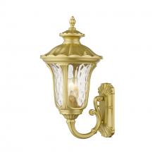 Livex Lighting 7852-33 - 1 Light Soft Gold Outdoor Medium Wall Lantern