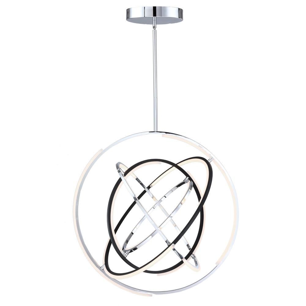 Trilogy Collection Integrated LED 32 in. Pendant, Polished Nickel