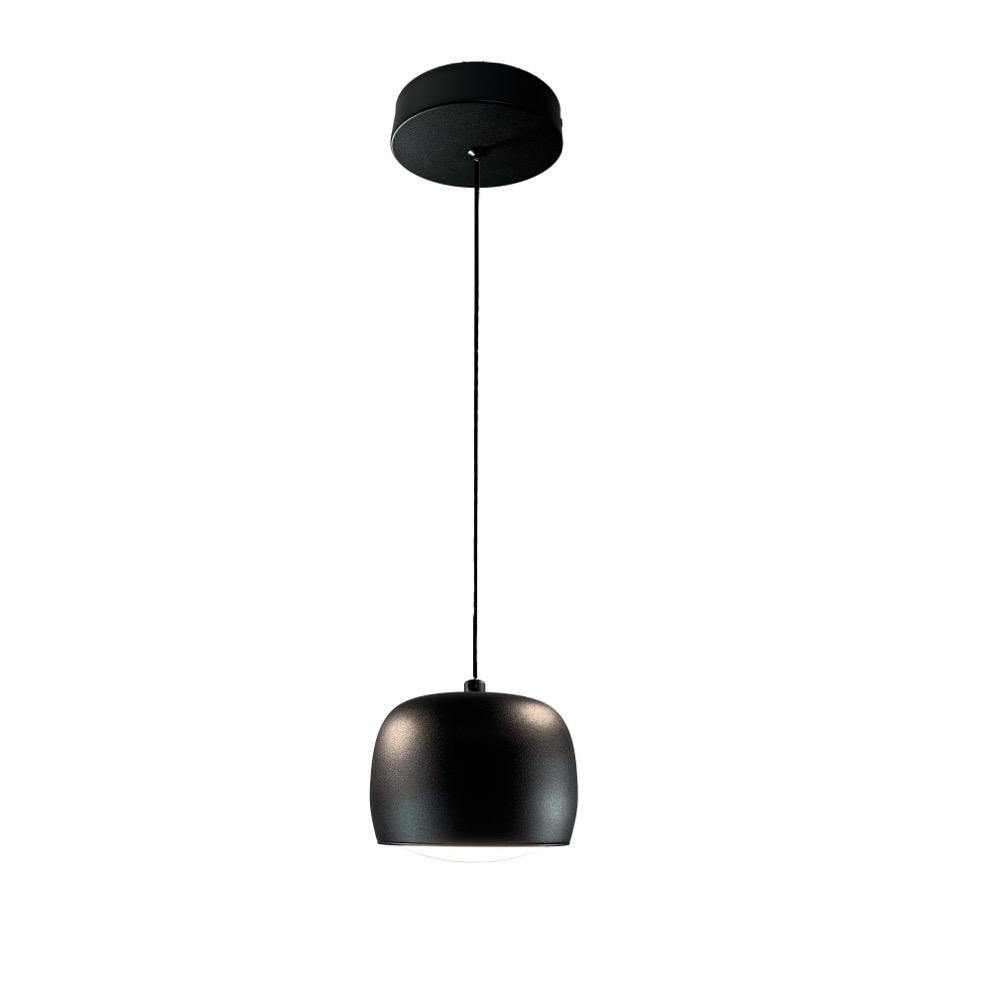 Onyx Collection Integrated LED Pendant, Black
