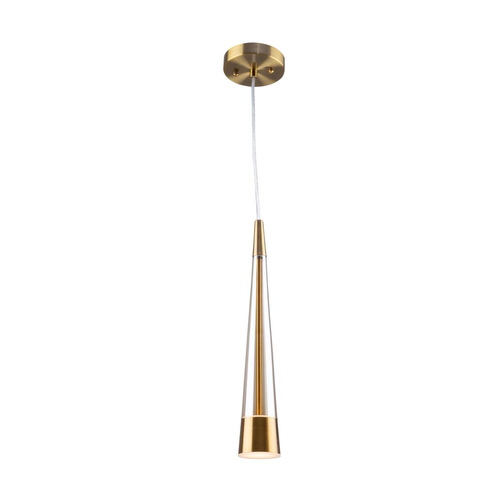 Sunnyvale Collection 1-Light Pendant Brass