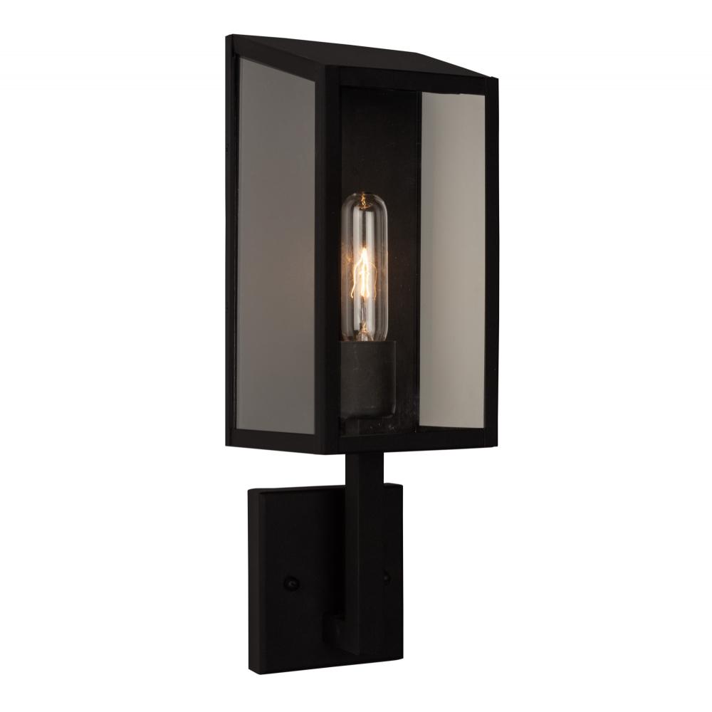 Sonesta Collection 1-Light Exterior Wall Light, Black