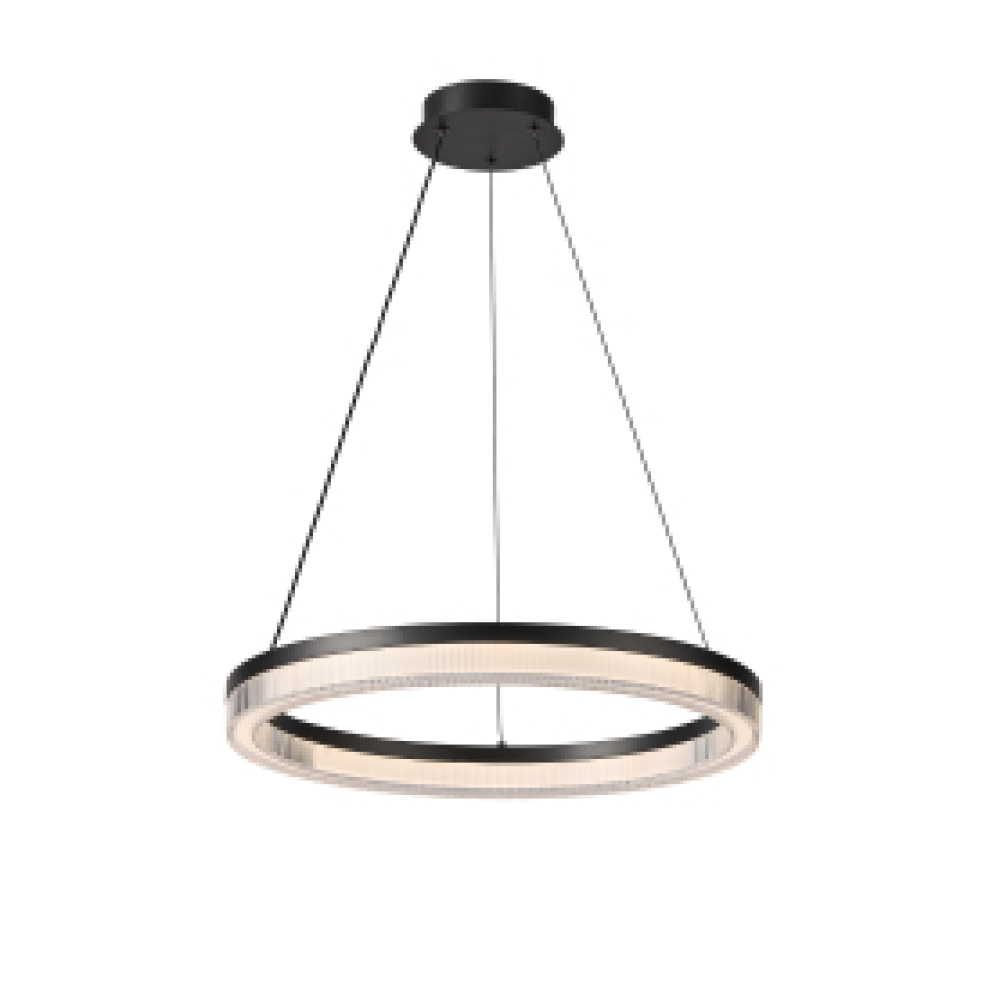 Ari Integrated LED Pendant 24", Black