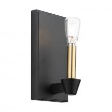 Artcraft AC11981BB - Notting Hill Collection 1-Light Sconce Black and Brushed Brass