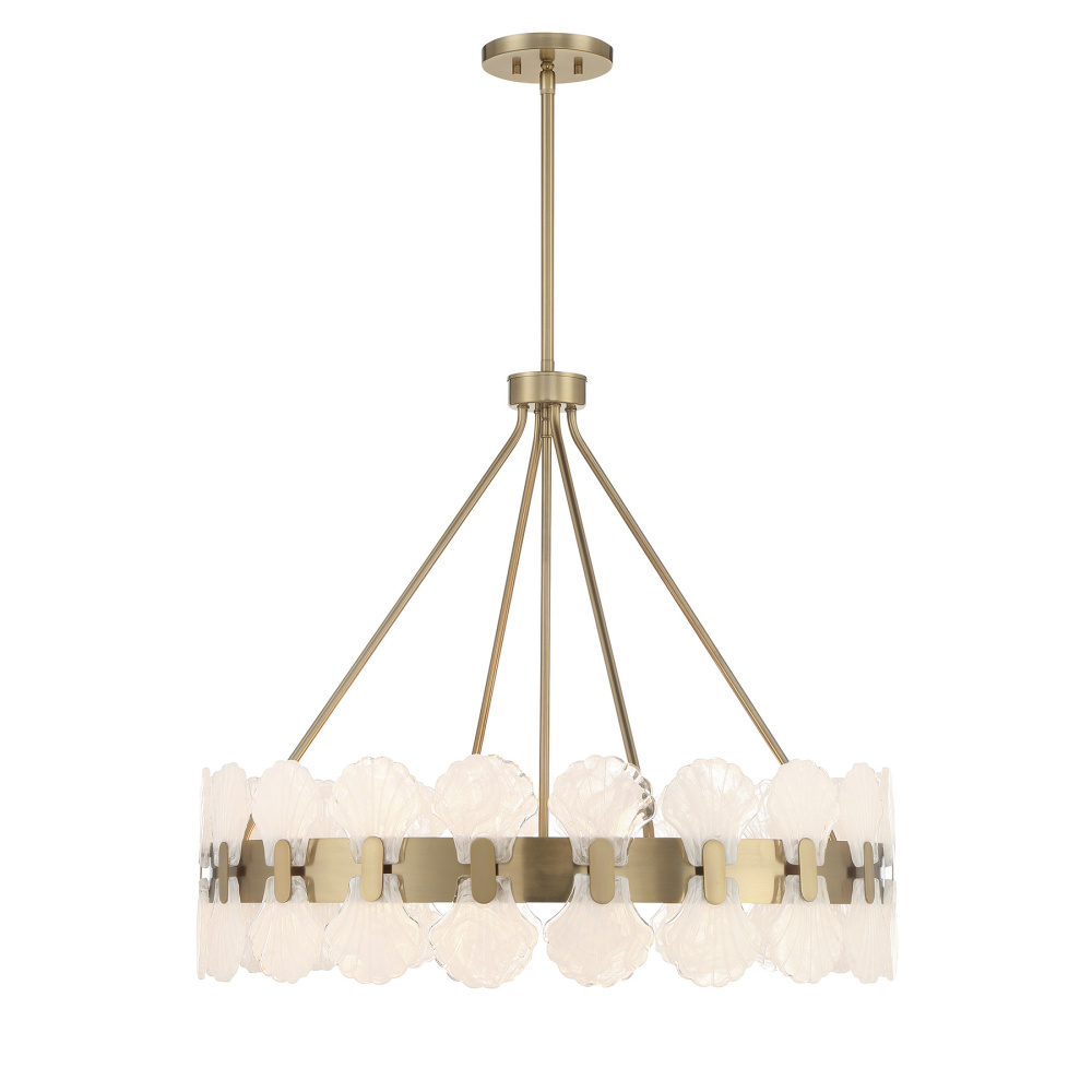 Bancroft 6-Light Chandelier in Noble Brass