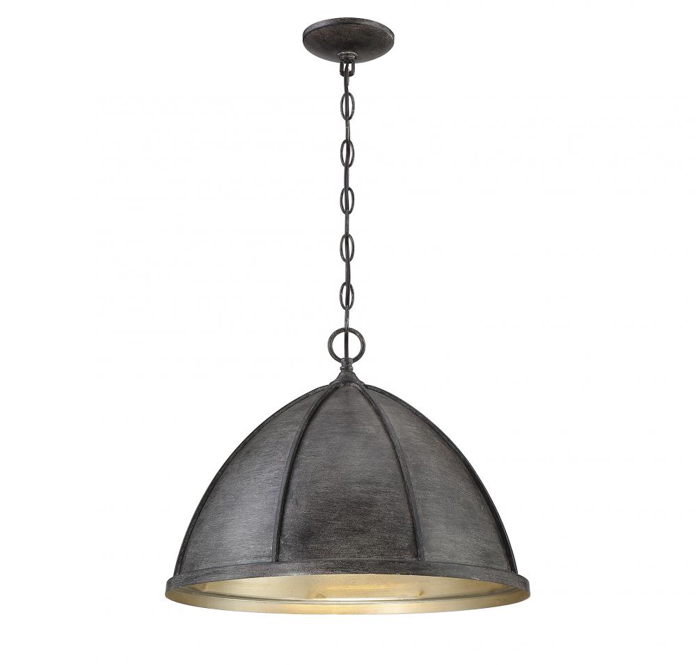 Laramie 1-Light Pendant in Chelsea Walnut