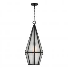 Savoy House 5-706-BK - Peninsula 1-Light Outdoor Hanging Lantern in Matte Black