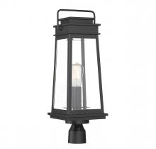 Savoy House 5-817-BK - Boone 1-light Outdoor Post Lantern In Matte Black