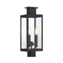 Savoy House 5-828-BK - Ascott 3-Light Outdoor Post Lantern in Matte Black