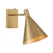 Savoy House 9-8002CP-1-127 - Pharos 1-Light Adjustable Wall Sconce in Noble Brass by Breegan Jane