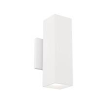 WAC US WS-W220212-CS-WT - Cubix 12" 2-Light LED WALL SCONCE 5CCT