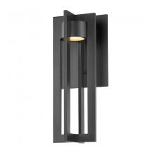 WAC US WS-W48616-BK - CHAMBER Outdoor Wall Sconce Light
