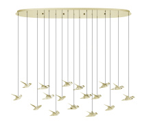 Eglo 206641A - Paratebueno - 17 LT Linear Pendant