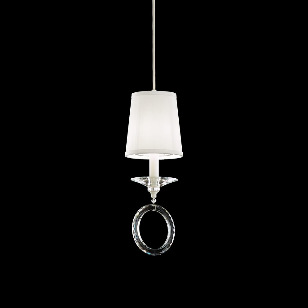 Emilea 1 Light 120V Mini Pendant in Heirloom Gold with Clear Optic Crystal