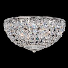 Schonbek 1870 1560-211S - Petit Crystal 4 Light 110V Close to Ceiling in Rich Auerelia Gold with Clear Crystals From Swarovs